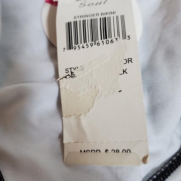 Striped Bikini Bottoms - Picture 6 of 7